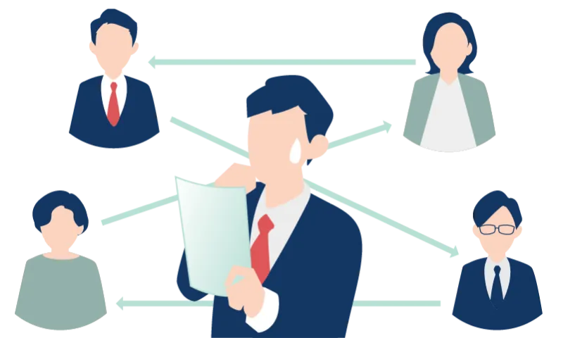 承認に時間がかかりすぎる